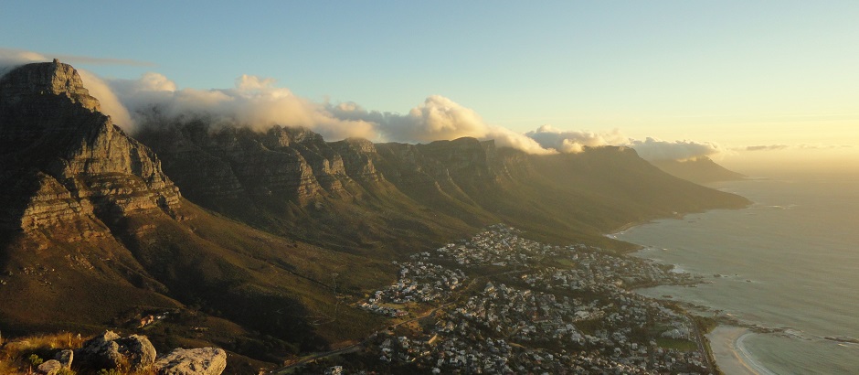 Twelve Apostles at sunset, Table Mountain